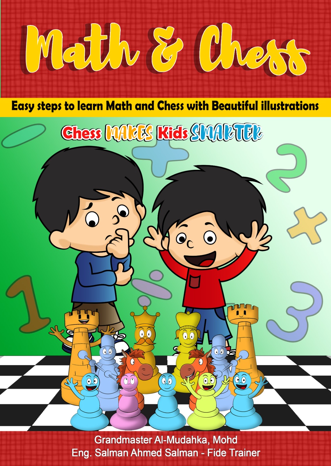 Math and Chess educational book cover
